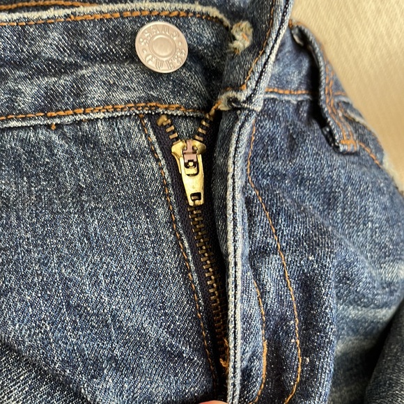 Vintage Guess Jeans Flower Stitchings - Picture 8 of 9